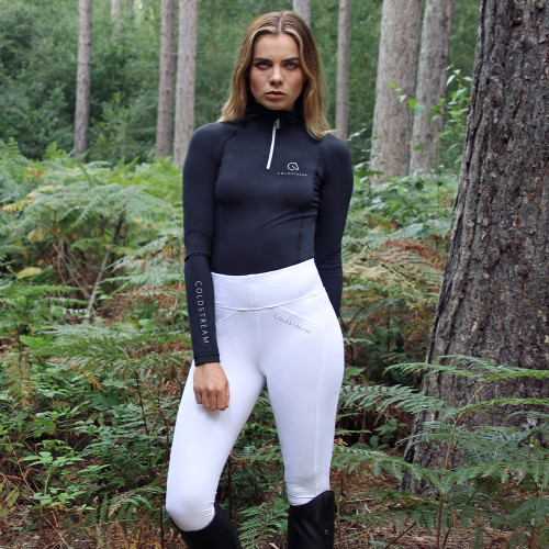 Coldstream Kelso Riding Skins - White - 30"