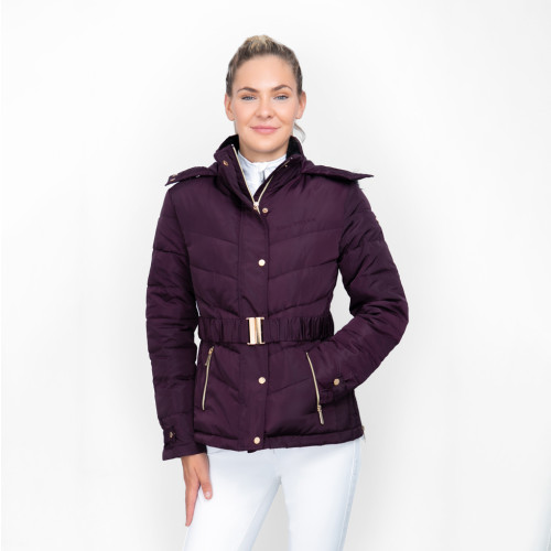 Coldstream Cornhill Quilted Coat - Mulberry Purple - X Small