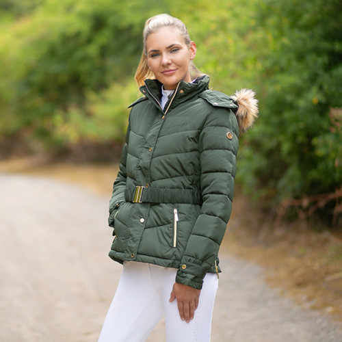 Coldstream Cornhill Quilted Coat - Fern Green - Medium