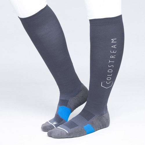 Coldstream Morriston Performance Socks - Grey - Adult 4-8