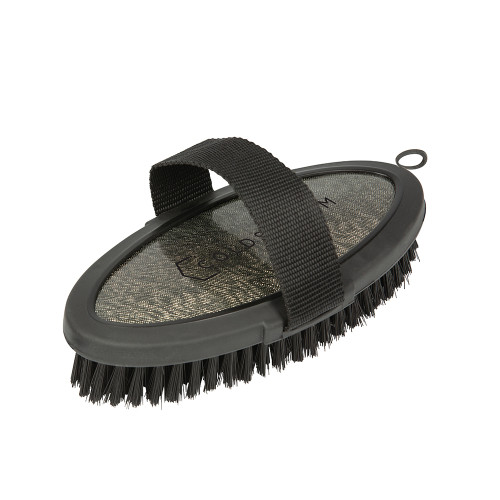 Coldstream Shine Body Brush - Black/Silver - 18.3 x 9cm