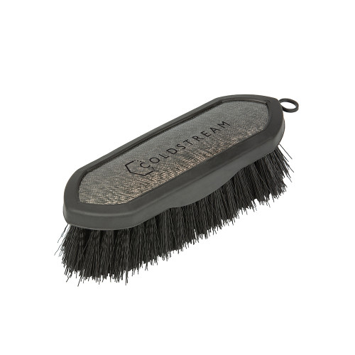 Coldstream Shine Dandy Brush - Black/Silver - 18.3 x 6cm