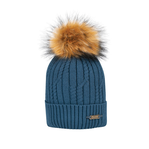Coldstream Lamberton Bobble Hat - Cool Slate Blue - One Size