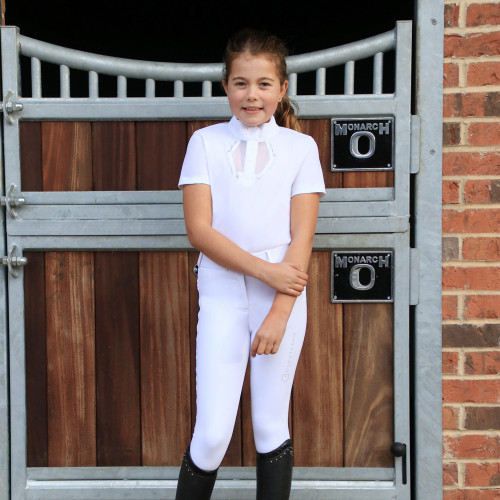 Coldstream Next Generation Eckford Crystal Breeches - White - 7-8 Years