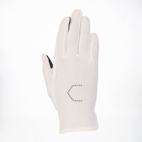 Coldstream Lintlaw CoolMesh Summer Riding Gloves - White - X Small