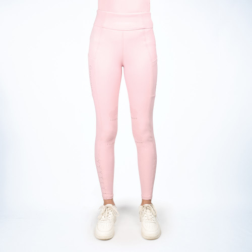 Coldstream Cranshaws Riding Tights - Blush Pink - X Small