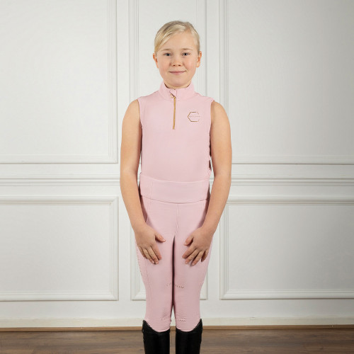 Coldstream Next Generation Cranshaws Riding Tights - Blush Pink - 5-6 Years