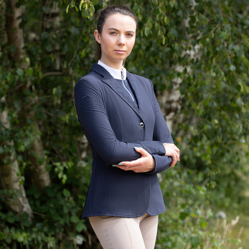 Coldstream Oxnam Competition Show Jacket - Navy - Size 6