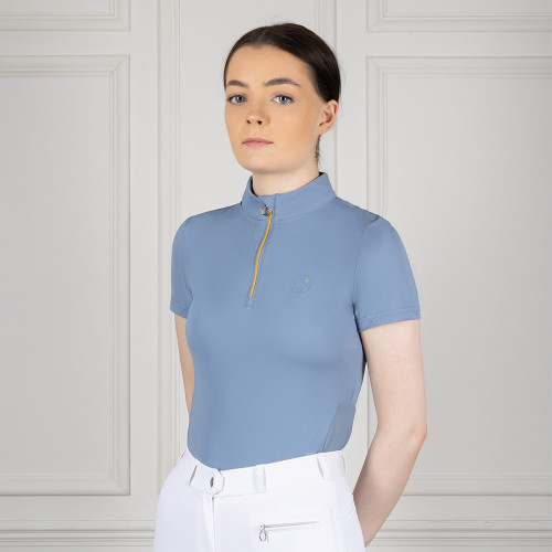 Coldstream Coldingham Short Sleeve Base Layer - Maya Blue - X Small