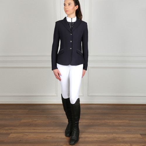 Coldstream Ledmore Diamante Show Jacket - Navy - Size 6