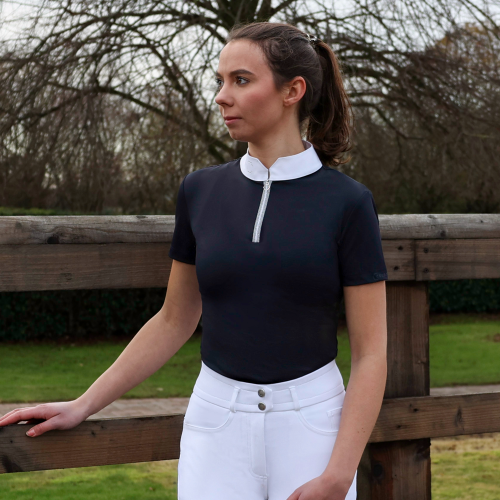 Coldstream Elrick Show Shirt - Navy - X Small