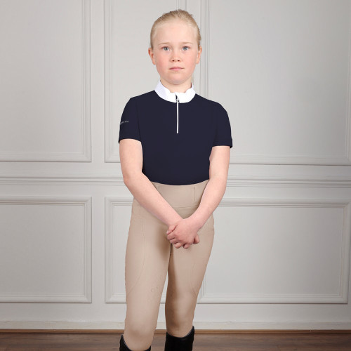 Coldstream Next Generation Oxnam Competition Show Shirt - Navy - 5-6 Years