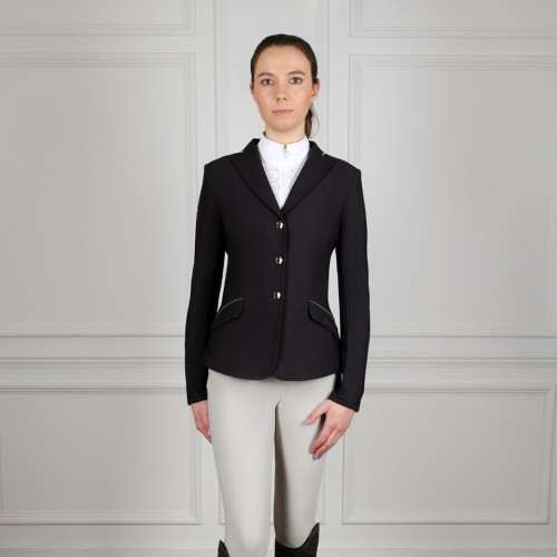 Coldstream Ledmore Diamante Show Jacket - Black - Size 6