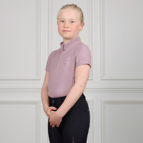 Coldstream Next Generation Midlem Short Sleeve Base Layer - Dusky Pink - 5-6 Years