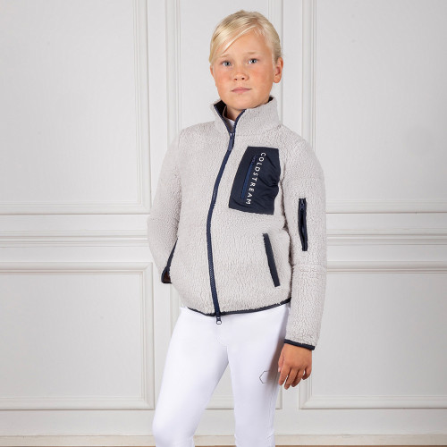 Coldstream Next Generation Millfield Teddy Fleece - Frosted Steel - 5-6 Years