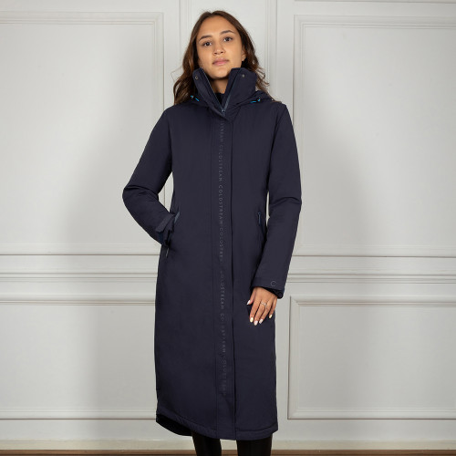 Coldstream Maxton Long Waterproof Coat - Navy - X Small 