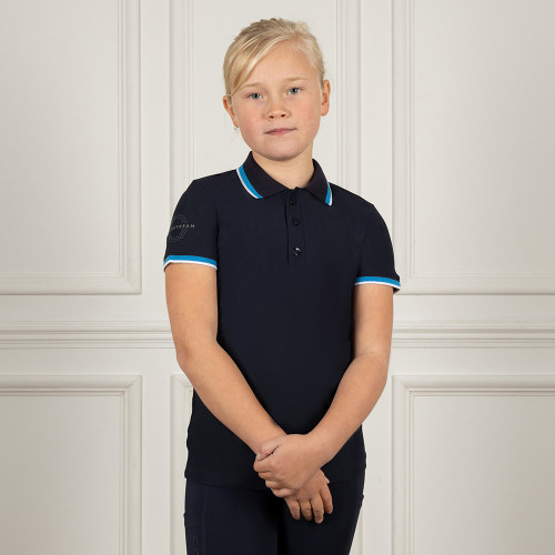 Coldstream Next Generation Darnick Polo Shirt - Navy - 5-6 Years