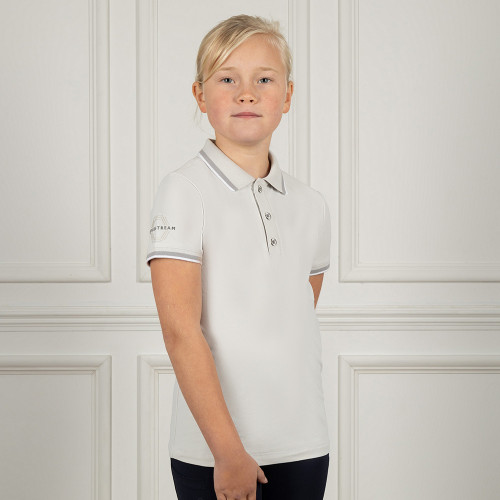 Coldstream Next Generation Darnick Polo Shirt - Frosted Steel - 5-6 Years