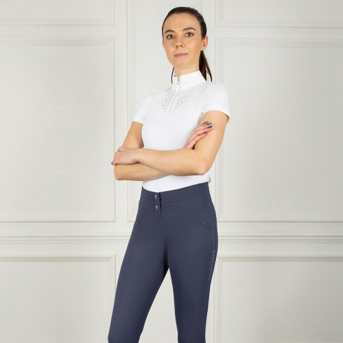 Coldstream Fenham Diamante Breeches - Navy - Size 16