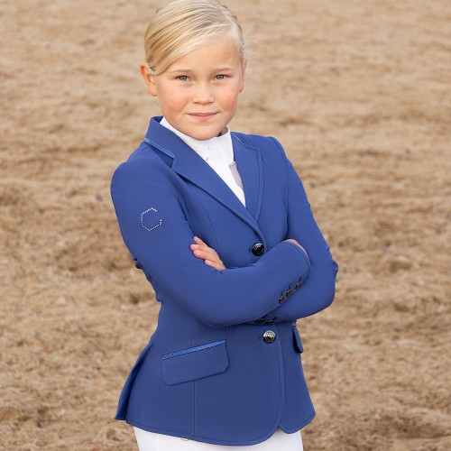 Coldstream Next Generation Ledmore Diamante Show Jacket - Cobalt Stone - 5-6 Years