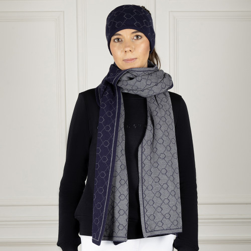 Coldstream Morham Knit Scarf - Navy - One Size