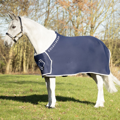 Coldstream Newton Show Sheet - Navy - 4'6"
