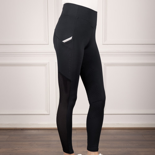 Coldstream Next Generation Darnick Riding Tights - Black - 5-6 Years