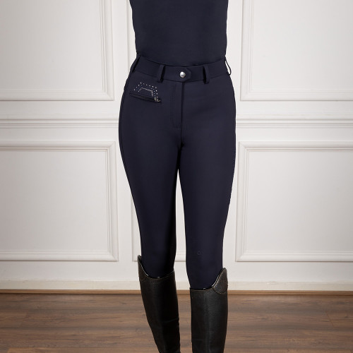 Coldstream Hamilton Sparkle Breeches - Navy - Size 6