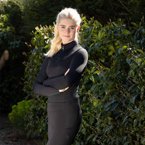 Coldstream Hamilton Sparkle Base Layer - Black - X Small