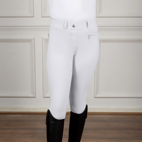 Coldstream NG Carham Sparkle Riding Tights - White - 5-6 Years