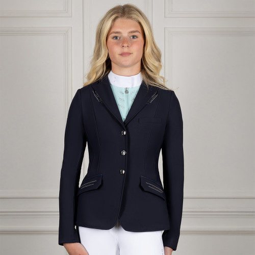 Coldstream Harthill Diamante Show Jacket - Navy - Size 6