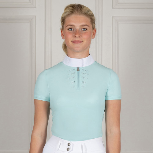 Coldstream Harthill Diamante Show Shirt - Glacier Boulevard - X Small