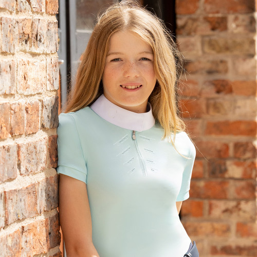 Coldstream NG Harthill Diamante Show Shirt - Glacier Boulevard - 5-6 Years