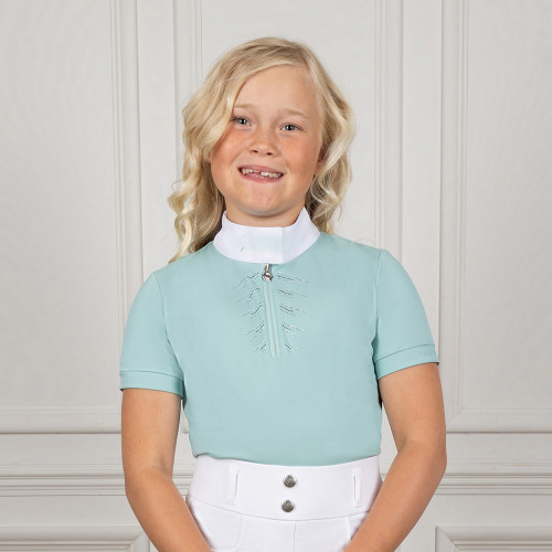 Coldstream NG Harthill Diamante Show Shirt - Glacier Boulevard - 5-6 Years