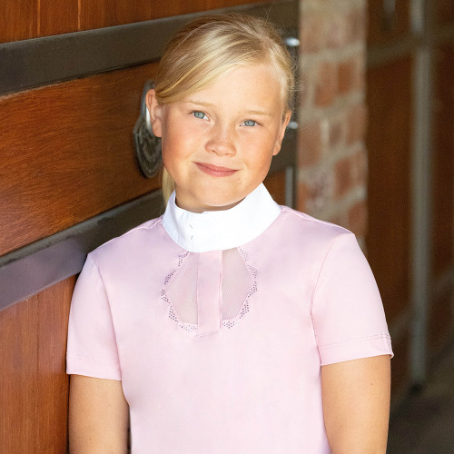Coldstream Next Generation Lanark Show Shirt - Blush Pink - 7-8 Years