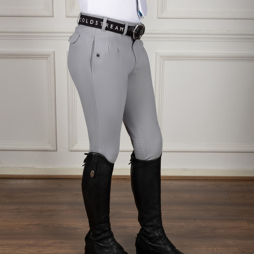Coldstream Westfield Boy's Competition Breeches - Grey - 5-6 Years