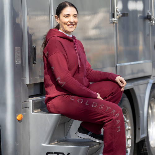 Coldstream Cheswick Diamante Hoodie - Windsor Wine - X Small