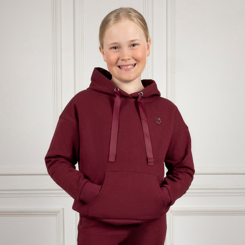 Coldstream Next Generation Cheswick Diamante Hoodie - Windsor Wine - 5-6 Years